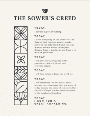 The Sower's Creed - Digital Download